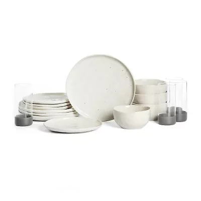Stone + Lain Mirella -pc. Stoneware Dinnerware Set