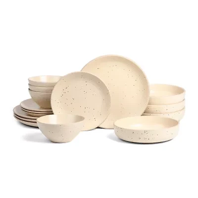 Stone + Lain Lauren -pc. Stoneware Dinnerware Set