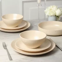 Stone + Lain Lauren -pc. Stoneware Dinnerware Set