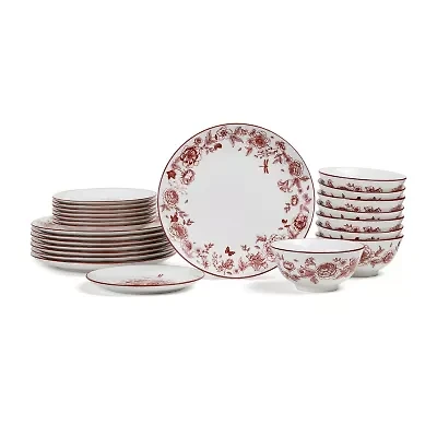 Stone + Lain Esme 24-pc. Porcelain Dinnerware Set