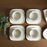 Stone + Lain Cairo 24-pc. Stoneware Dinnerware Set
