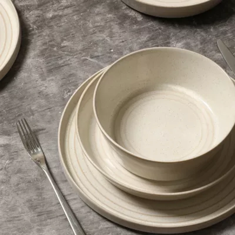 Stone + Lain Claire 4-pc. Stoneware Cereal Bowl