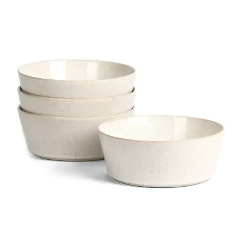 Stone + Lain Claire 4-pc. Stoneware Cereal Bowl