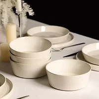 Stone + Lain Claire 4-pc. Stoneware Cereal Bowl