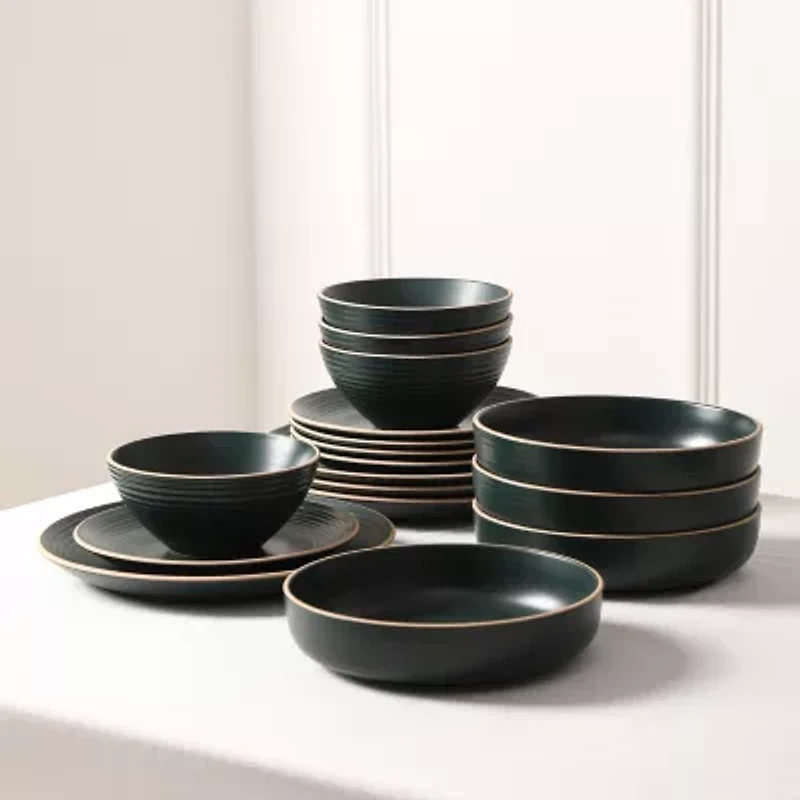 Stone + Lain Lauren -pc. Stoneware Dinnerware Set