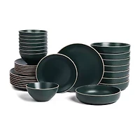 Stone + Lain Lauren -pc. Stoneware Dinnerware Set