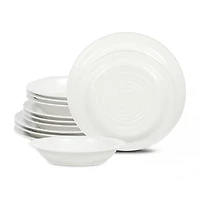 Stone + Lain Orbit 12-pc. Stoneware Dinnerware Set