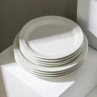 Stone + Lain Orbit 12-pc. Stoneware Dinnerware Set