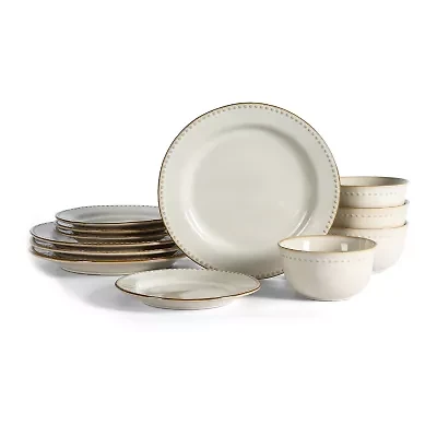 Stone + Lain Comet 4-pc. Stoneware Dinnerware Set