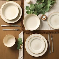 Stone + Lain Comet 4-pc. Stoneware Dinnerware Set