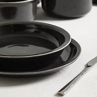 Stone + Lain Slate 8-pc. Stoneware Dinnerware Set