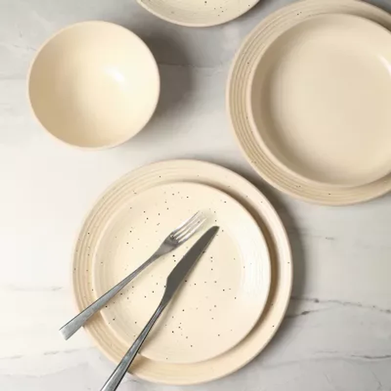 Stone + Lain Lauren -pc. Stoneware Dinnerware Set