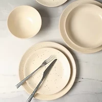 Stone + Lain Lauren -pc. Stoneware Dinnerware Set