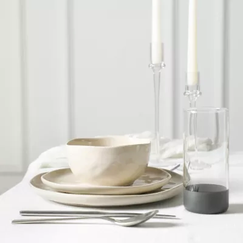 Stone + Lain Mirella 32-pc. Stoneware Dinnerware Set