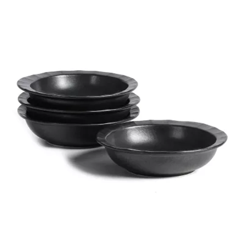 Stone + Lain Oasis 4-pc. Stoneware Pasta Bowl