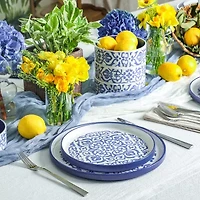 Stone + Lain Tropea 24-pc. Stoneware Dinnerware Set