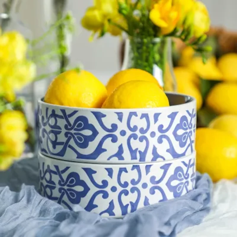 Stone + Lain Tropea 24-pc. Stoneware Dinnerware Set