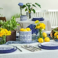 Stone + Lain Tropea 24-pc. Stoneware Dinnerware Set