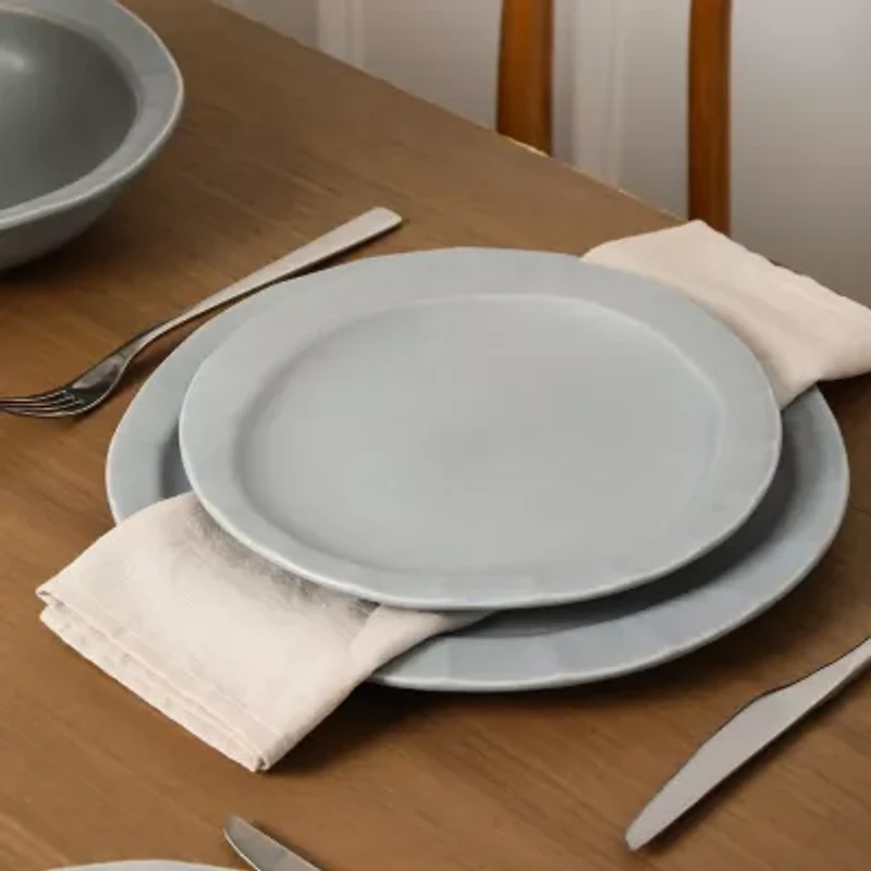 Stone + Lain Oasis 8-pc. Stoneware Dinner Plate
