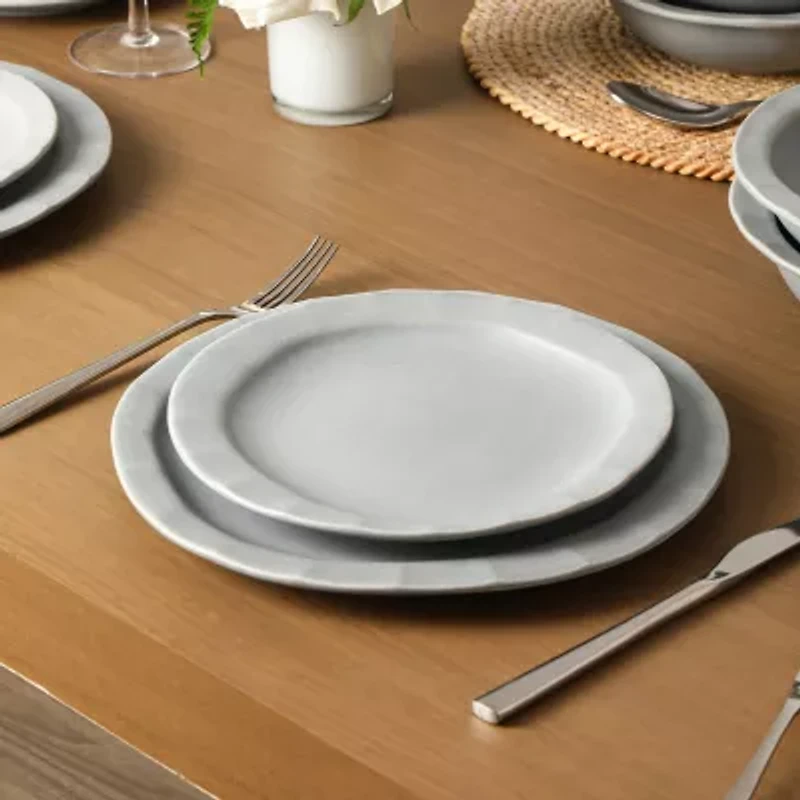 Stone + Lain Oasis 8-pc. Stoneware Dinner Plate