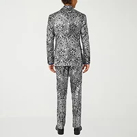 Opposuits Silver Mens 3-pc. Suit Set