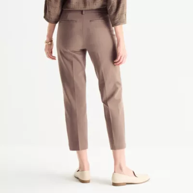 Liz Claiborne Emma Womens Straight Mid Rise Ankle Pant