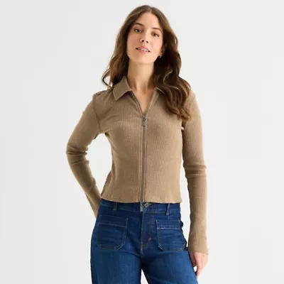 a.n.a Womens Long Sleeve T-Shirt