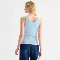 a.n.a Womens U Neck Sleeveless Tank Top