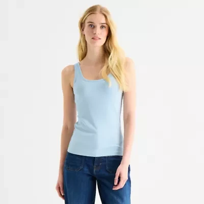 a.n.a Womens U Neck Sleeveless Tank Top