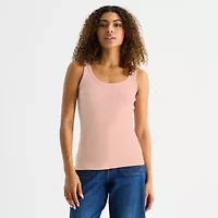 a.n.a Womens U Neck Sleeveless Tank Top