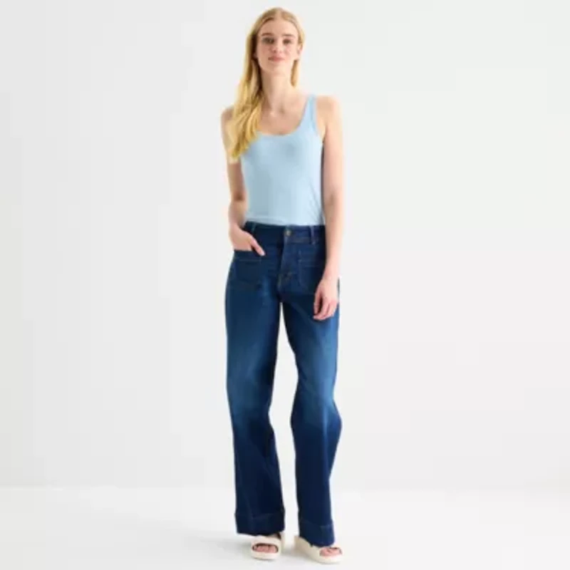 a.n.a Womens U Neck Sleeveless Tank Top