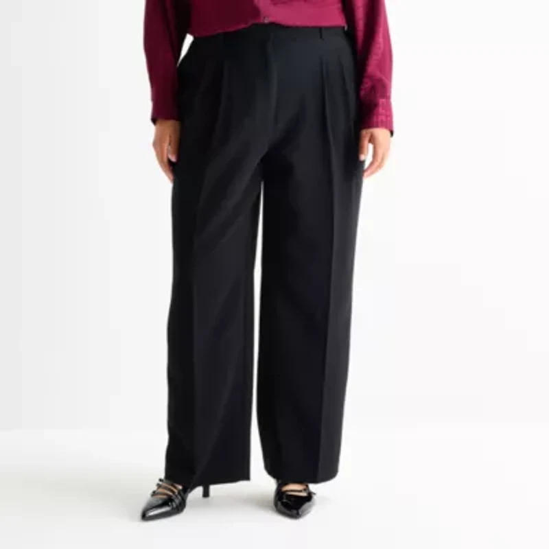 Worthington Plus Womens Everyday Pant