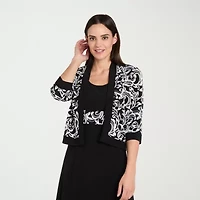 R & M Richards Womens Scroll Jacket Dress