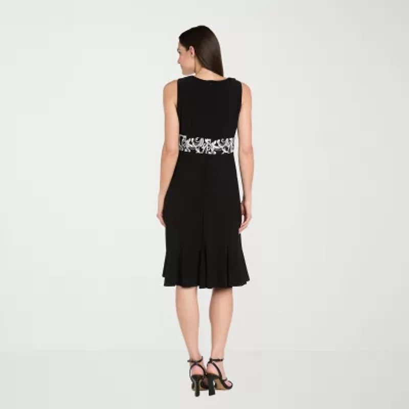 R & M Richards Womens Scroll Jacket Dress