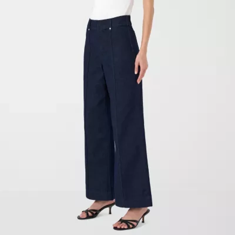 RM Rebecca Minkoff Womens High Rise Wide Leg Jean