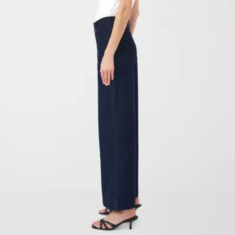 RM Rebecca Minkoff Womens High Rise Wide Leg Jean
