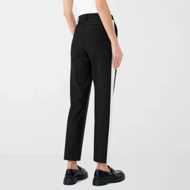 RM Rebecca Minkoff Womens Straight High Rise Ankle Pant