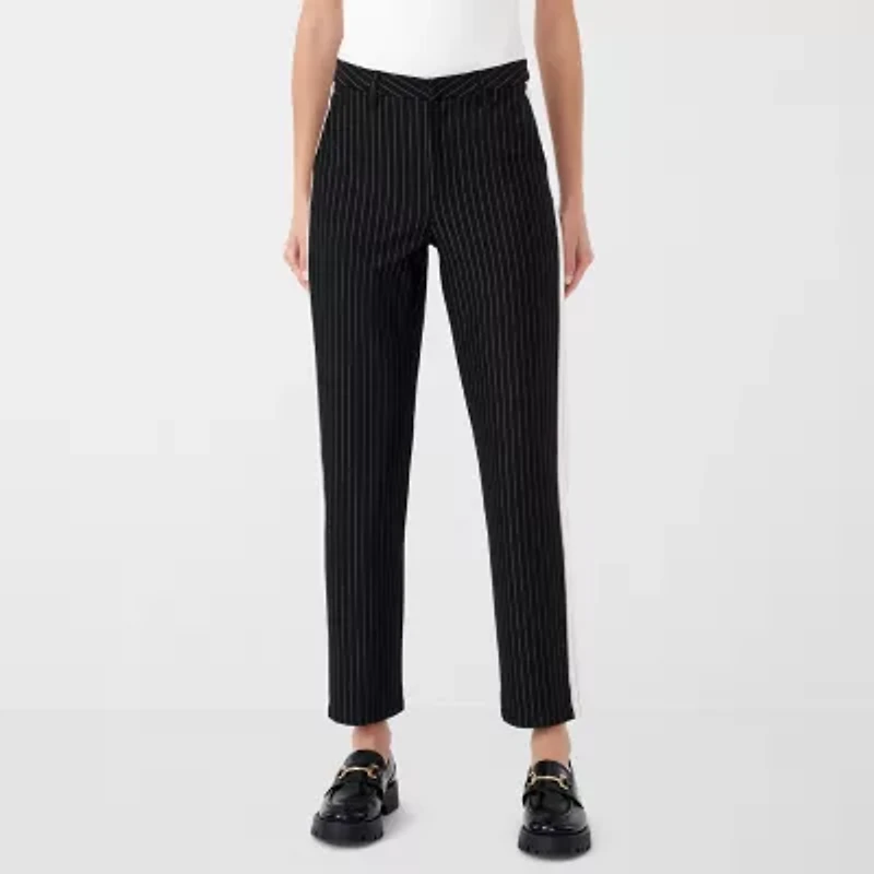 RM Rebecca Minkoff Womens Straight High Rise Ankle Pant