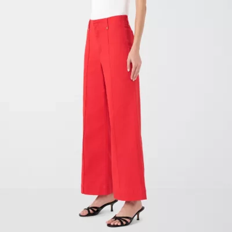 RM Rebecca Minkoff Womens High Rise Wide Leg Jean