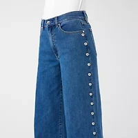 RM Rebecca Minkoff Womens High Rise Wide Leg Jean