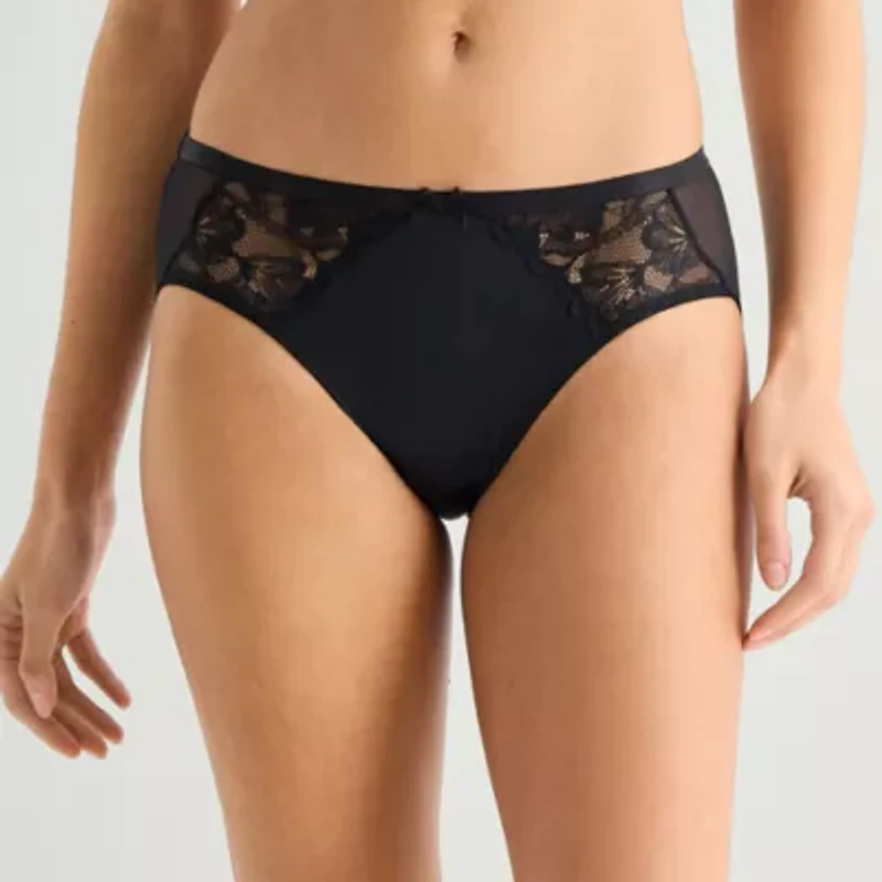 Ambrielle Tulip Lace Shine Hipster Panty