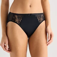 Ambrielle Tulip Lace Shine High Cut Panty