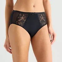 Ambrielle Tulip Lace Shine Brief Panty