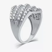 H-I / I1) Womens 2 CT. T.W. Lab Grown White Diamond 10K Gold Band