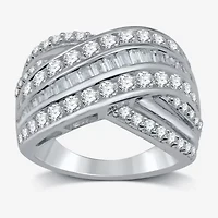 (H-I / I1) Womens 2 CT. T.W. Lab Grown White Diamond 10K Gold Band