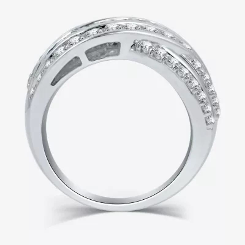 (H-I / I1) Womens 2 CT. T.W. Lab Grown White Diamond 10K Gold Band