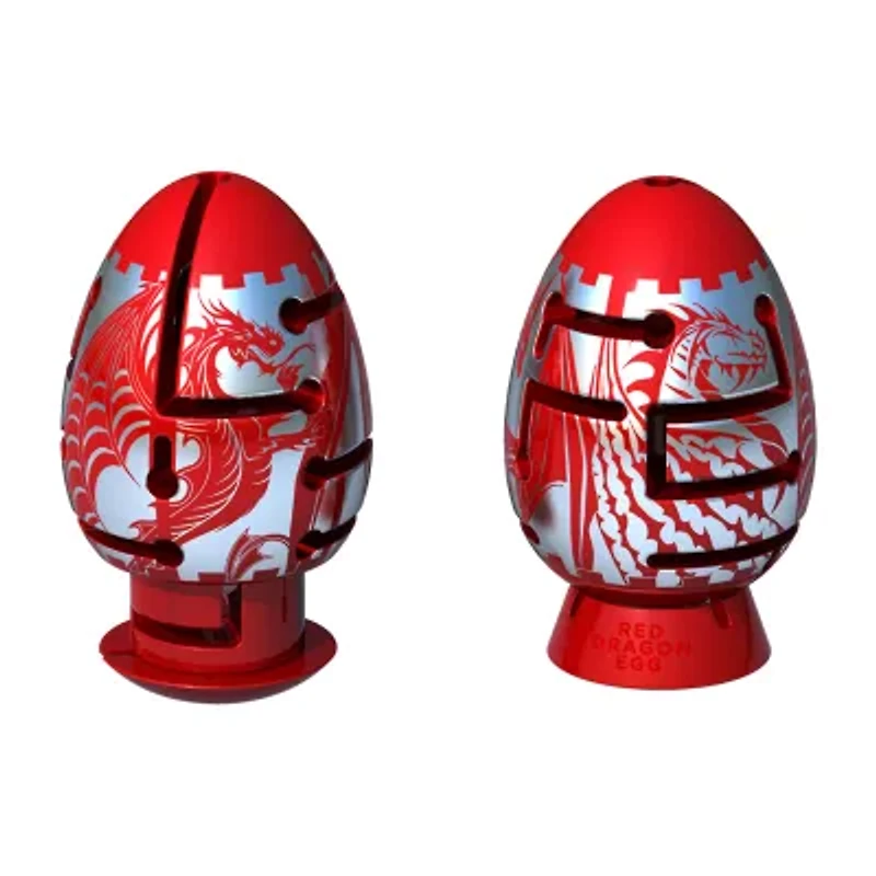 BePuzzled Smart Egg 2-Layer Labyrinth Puzzle - RedDragon: Difficult