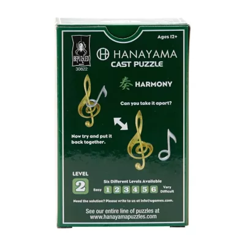 BePuzzled Hanayama Level 2 Cast Puzzle - Harmony
