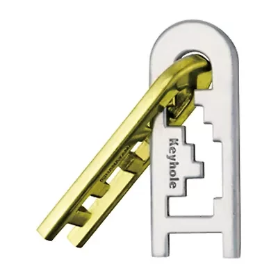 BePuzzled Hanayama Level 4 Cast Puzzle - Keyhole