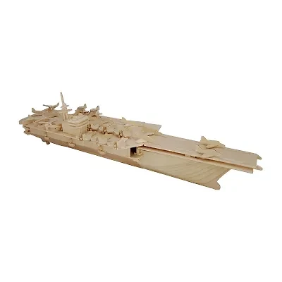 Puzzled Aircraft Carrier Wooden Puzzle
